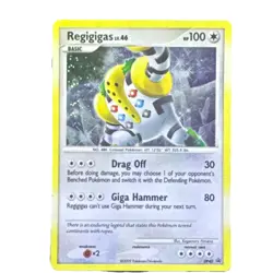 Pokemon TCG Regigigas DP40 Holo Promo 100 HP Card - Image 1