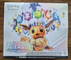 Pokemon Prismatic Evolutions ETB Elite Trainer Box - New and sealed! - Image 1