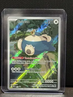 Pokemon TCG Snorlax 051 SV Scarlet & Violet Black Star Promo Card - Image 1