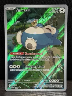 Pokemon TCG Snorlax 051 SV Scarlet & Violet Black Star Promo Card - Image 3