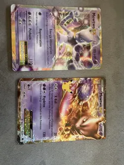 Mewtwo EX (LP), Mewtwo Promo (MP), Entei (Damaged) Promo Card Lot ( Read Desc) - Image 1