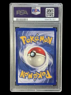 PSA 9 Grey Stamp Pikachu Yellow Cheeks 1st Edition #58 Pokemon Card - Image 2
