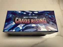Chaos Rising ETB box With Fennekin 080 Promo Card, sleeves And Dice/EMPTY BOX - Image 2