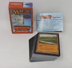 Magic The Gathering Invasion Theme Deck 2000 Tournament Pack MTG 75 Cards - Image 1
