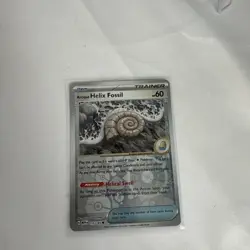Antique Helix Fossil 153/165 Pokemon 151 Reverse Holo Scarlet & Violet Card - Image 3