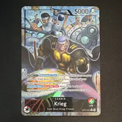 Bandai One Piece Card Game - Krieg OP15-001 Leader Holo Full Art EN 5000 - Image 1