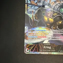 Bandai One Piece Card Game - Krieg OP15-001 Leader Holo Full Art EN 5000 - Image 4