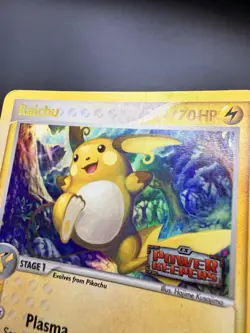 Pokemon Raichu 12/108 EX Power Keepers Reverse Holo Rare 70 HP Card 2007 - Image 2