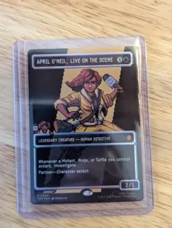 April O'Neil, Live on the Scene Foil Teenage Mutant Ninja Turtles Mythic - Image 1