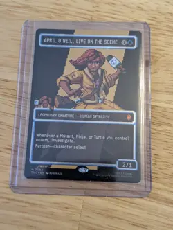 April O'Neil, Live on the Scene Foil Teenage Mutant Ninja Turtles Mythic - Image 2