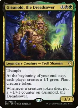 X 1 Grismold, the Dreadsower NM-M 044 Commander 2019 MTG Magic The Gathering - Image 1