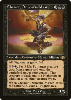 MTG Chainer, Dementia Master ** Dominaria Remastered ** English - Image 1