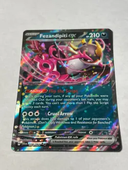 Pokemon TCG Fezandipiti ex 038/064 Shrouded Fable Holo Double Rare NM - Image 1