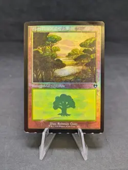 Forest | MTG Magic Commander Masters | Misprint | DMG - Image 1