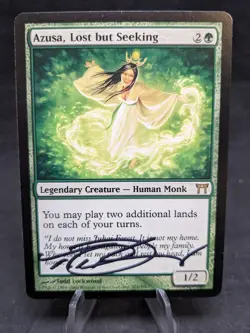Azusa, Lost but Seeking |MTG Magic Champions of Kamigawa| Artist Signed | NM | B - Image 1