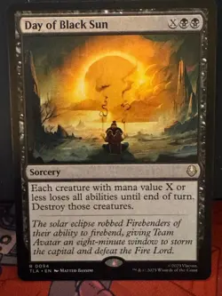 Day of Black Sun 94 Rare Avatar: The Last Airbender Magic: The Gathering NM - Image 1