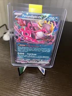 Pokemon TCG Fezandipiti EX 038/064 Shrouded Fable Rare Holo - Image 1