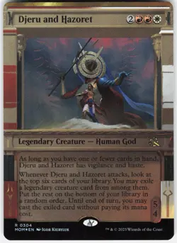 Djeru and Hazoret (Showcase) Foil R March of the Machine 304 LP - Image 1