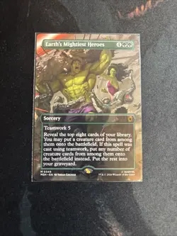 Mtg Earth's Mightiest Heroes Borderless - Marvel Super Heroes + Bonus Foils - Image 3