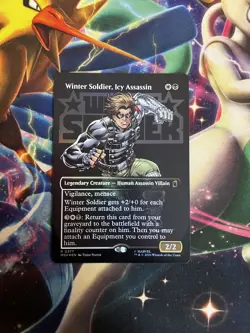 Winter Soldier, Icy Assassin (Borderless) Marvel Super Heroes Foil - Image 1