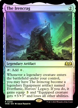 MTG - The Irencrag - Foil - WOE - Magic the Gathering - Image 1