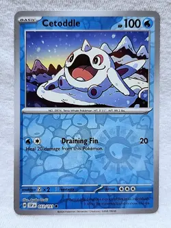 Cetoddle 053/191 Reverse Holo Common Surging Sparks Pokemon - Image 1