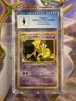 1998 Japanese Pokemon Vending Series 3 Kadabra #64 CGC 9 - Image 1
