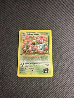 Pokemon TCG Erika's Ivysaur 41/132 1st Edition Gym Challenge Uncommon MP+ - Image 3
