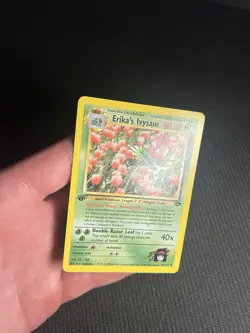 Pokemon TCG Erika's Ivysaur 41/132 1st Edition Gym Challenge Uncommon MP+ - Image 5