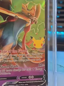 💎🔥 Zacian V 016/025 Certified Gem Mint 10 Pokemon Celebrations Holo English 💥 - Image 2