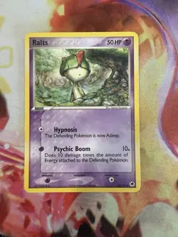 Ralts 74/100 Common Sandstorm Pokemon LP Non-E-reader - Image 1