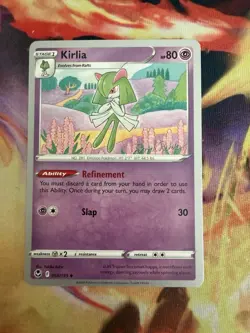 068/195 Kirlia Pokemon TCG 2023 World Championships Silver Tempest Lp - Image 1