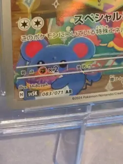 🔥 💥 Cinccino 083/071 Certified Pristine 10 Art Rare Wild Force Pokemon Holo 🔥 - Image 3