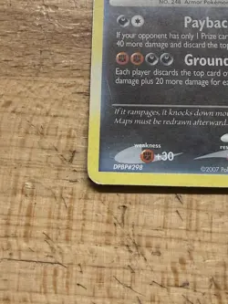 Tyranitar 17/123 Mysterious Treasures Holo Rare MP 2007 Pokemon TCG - Image 2
