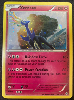 Xerneas - Pokemon TCG - 107/162 - Holo Swirl - Image 1