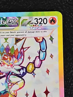 Pokemon TCG Cinderace EX Full Art Ultra Rare Rainbow Holo 157/142 - Image 5