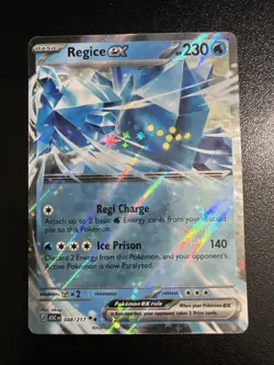 Pokemon Regice ex 48/217 Ascended Heroes NM HOLO - Image 1