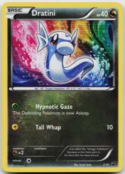 Dratini 2/20 Holo Rare Dragon Vault Pokemon Near Mint - Image 1