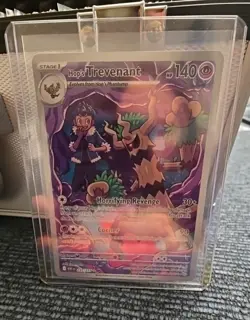 Pokemon TCG Hop's Trevanent - Full Art - Phantasmal Flames 237/217 - Image 4
