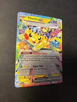 2026 Pokemon MEG Ascended Heros Pikachu ex 57 /217 Holo Rare Art holographic 01 - Image 2