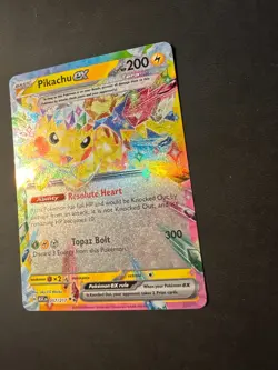2026 Pokemon MEG Ascended Heros Pikachu ex 57 /217 Holo Rare Art holographic 01 - Image 3