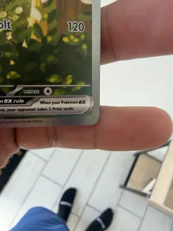 Pikachu ex 276/217 Full Art Holo Double Rare - Scarlet & Violet Pokemon TCG - Image 3