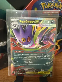 MEGA GENGAR EX 125/217 DOUBLE RARE ASCENDED HEROES POKEMON NM - Image 1