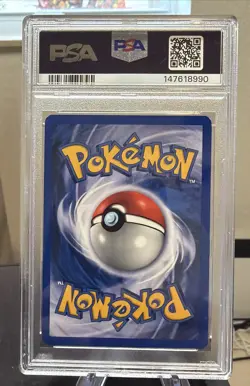 2000 Pokemon Gym Heros Rocket Snorlax #33 PSA 8 - Image 2