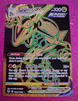 Pokemon TCG Rayquaza VMAX Silver Tempest TG Secret Rare Holo TG29/TG30 EN - Image 1