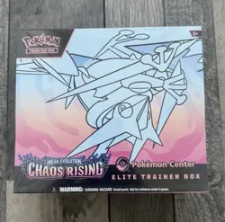 Pokemon TCG Chaos Rising Pokemon Center PC ETB Elite Trainer Box NEW in hand - Image 1