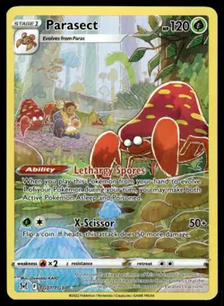 Pokemon TCG SWSH11: Lost Origin Trainer Gallery #TG01/TG30 Parasect NM - Image 1