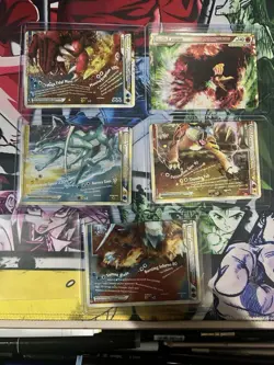 NM Pokemon TCG LEGEND Vintage Holo Card Lot Groudon Ho-Oh 5 Cards w/swirls - Image 1