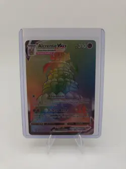 Alcremie VMAX Rainbow Secret Rare Pokemon TCG Card Shining Fates 073/072 - Image 1