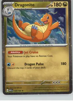 Dragonite (Cosmos Holo) 149/165 Holo Miscellaneous Cards & Products Pokemon NM - Image 1